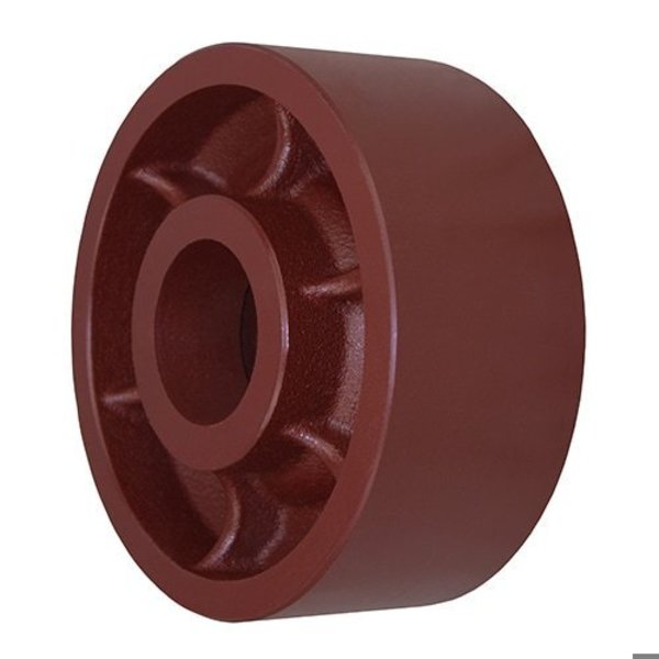 Durastar Wheel; 6X2.5 Ductile Steel (Red); 1-15/16 Plain Bore; 2-3/4 Hub Length 625DS86R